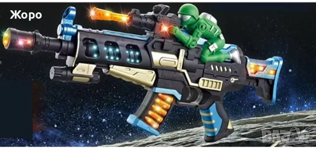 Детски автомат F16 с вибрация звук и светлина зелен 154932, снимка 5 - Други - 48252881