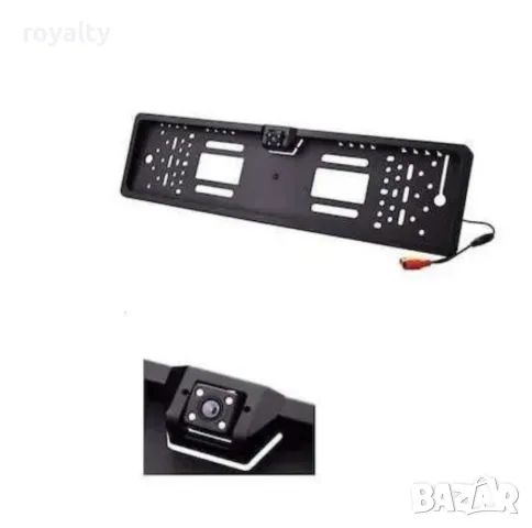 Рамка с камера за регистрационен номер с 4 LED светлини за задно виждане 3084, снимка 6 - Други стоки за дома - 49052816