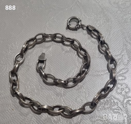 Сребърен синджир 925 проба , снимка 5 - Колиета, медальони, синджири - 43370024