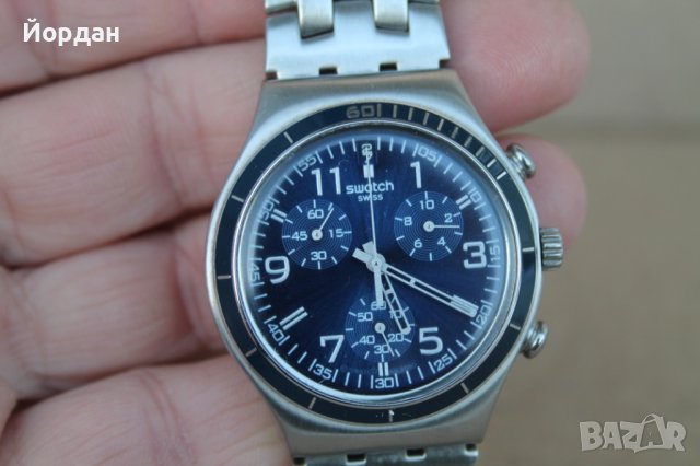 Мъжки часовник ''Swatch'' хронограф 40 мм, снимка 1 - Мъжки - 43593874
