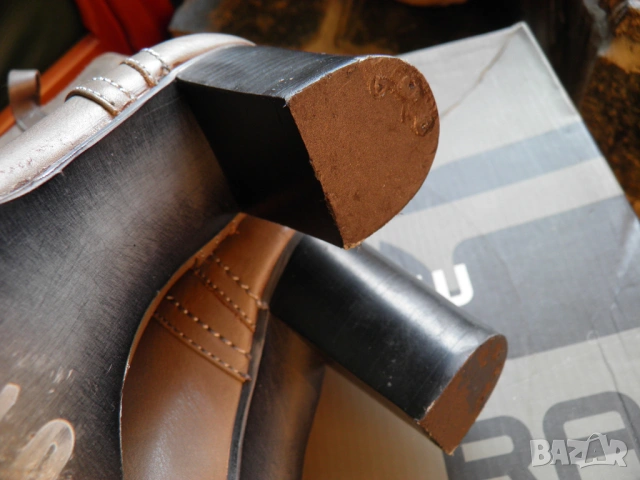 G-star оригинални боти, комбинация от естествена кожа и естествен велур Uk3/36, снимка 10 - Дамски боти - 53247028