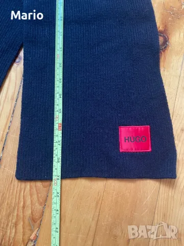 HUGO Hugo Boss вълнен шал, снимка 3 - Шалове - 49140803