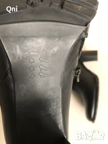 Нови ботуши с дебел ток от естествена кожа и естествена вълна № 41, снимка 5 - Дамски ботуши - 48062536