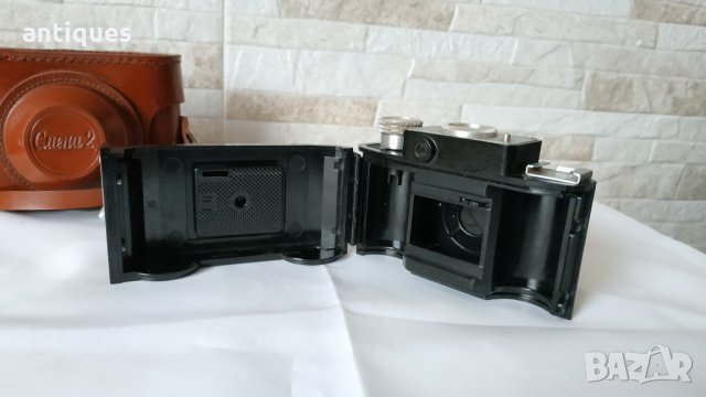 Стар механичен фотоапарат Смена 2 / Smena 2 - Антика, снимка 7 - Антикварни и старинни предмети - 34893062