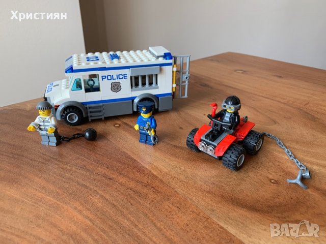 Lego City 60043 - Затворническа кола, снимка 4 - Конструктори - 37676081