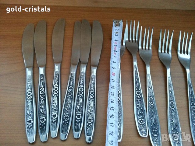 Стари руски прибори за хранене , снимка 2 - Антикварни и старинни предмети - 32738309