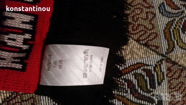 Оригинален чисто нов шал Manchester United / United Kingdom, снимка 5 - Футбол - 34968577