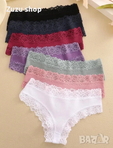 Комплект 7 броя дамски бикини, снимка 2 - Бельо - 50814330