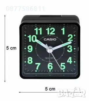 НОВ ОРИГИНАЛЕН БУДИЛНИК CASIO TQ-140. БУДИЛНИЦИ КАСИО TQ-140-1 С НЕОНОВ (ФОСФОРЕСЦИРАЩ) ДИСПЛЕЙ., снимка 2 - Други - 50306365