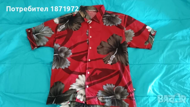 Продавам мъжка хавайска,памучна риза Quiksilver ,размер Л
