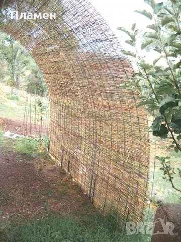 Тръстикови покривала, рогозка за огради, тераси,пано,плет за сянка , от(1x3м.)до(2x5м.)и др. Размери, снимка 9 - Градински цветя и растения - 7726228