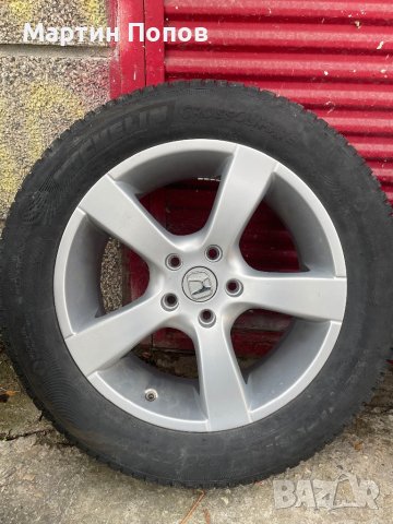 Джанти с гуми 17ки 5х114.3 с гуми Michelin, снимка 2 - Гуми и джанти - 43504669