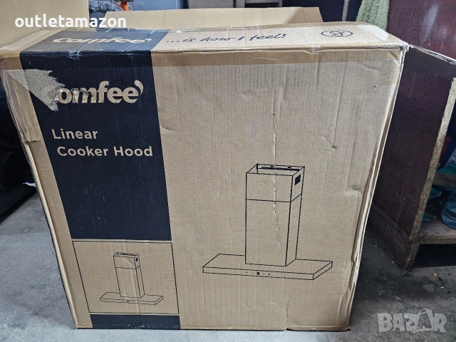 Абсорбатор Comfee 60 см клас A+++ от неръждаема стомана 650 м³/ч с, снимка 13 - Абсорбатори - 53438871