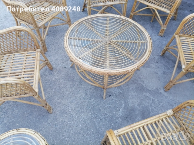 Ратанови мебели, снимка 5 - Градински мебели, декорация  - 52151943