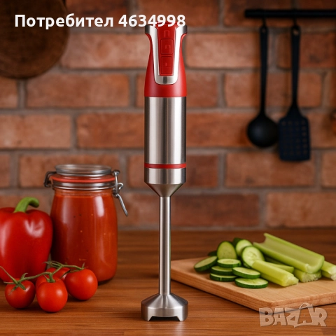 Ръчен пасатор Royalty Line RL-ESTM800, 800W , снимка 2 - Чопъри и пасатори - 52222779