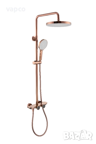 Интелигентна душ система Rose Gold с термостат и LED дисплей D47, снимка 15 - Душове - 52195503