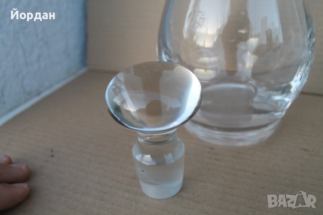 Немско кристално шише за алкохол, снимка 11 - Антикварни и старинни предмети - 43573459