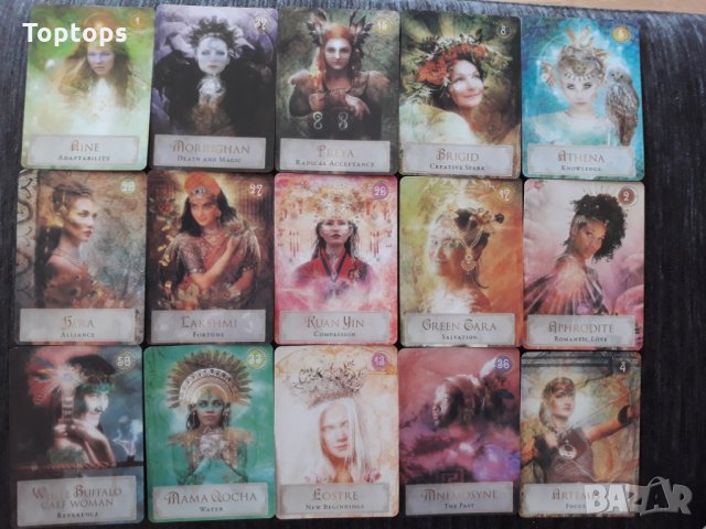 Оракул карти: Divine Feminine Oracle & Goddess Power & Goddess Spirit, снимка 10 - Карти за игра - 32557254