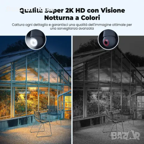 Външни WiFi камери с крушки за завъртане към фасунга -2 броя	Codnida, снимка 5 - Други - 50152705