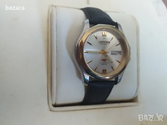 Ситизен автомат стомана и злато, снимка 2 - Мъжки - 50364702