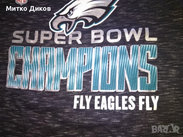 Тениска американски футбол Super Bowl LIII 2018г маркова на ПРО ЛАЙН размер ХЛ, снимка 3 - Други спортове - 37067664