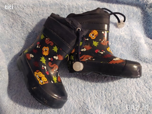 Гумени ботушки с топла подплата №20