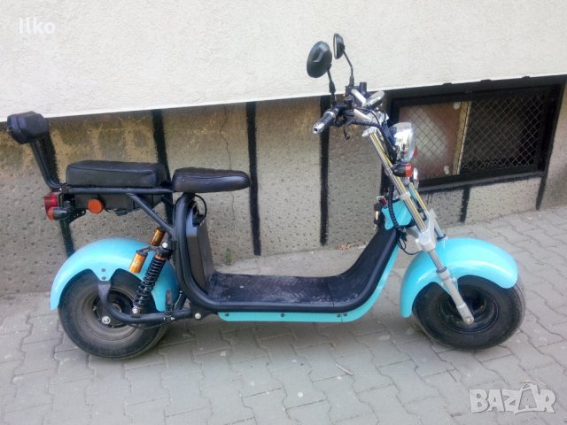 Промоция!!! Двуместен Електрически скутер ЧОПЪР City Harley 2000 Вата, снимка 10 - Мотоциклети и мототехника - 26617204