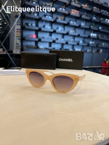 очила с черен обикновен калъф и Ув защита chanel, снимка 18 - Слънчеви и диоптрични очила - 52225544