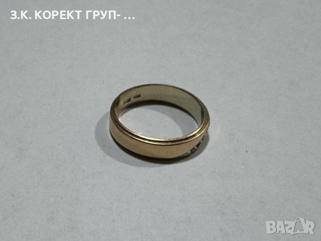 Дамски златен пръстен 14К, снимка 4 - Пръстени - 53023481