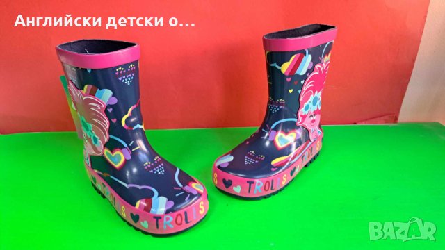 Английски детски гумени ботуши , снимка 10 - Детски боти и ботуши - 43574515