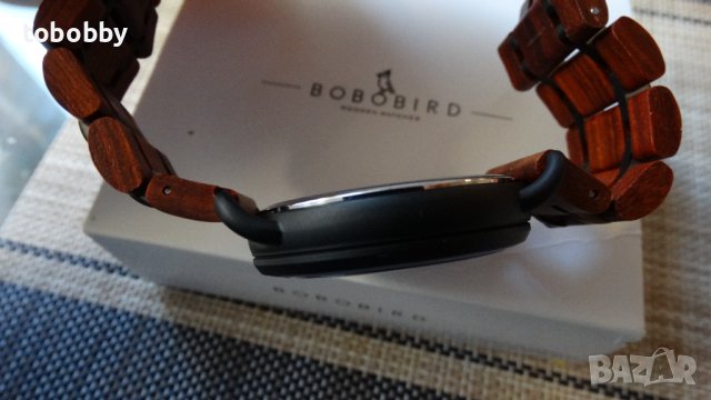 Дървен кварцов часовник Бобо бърд, Bobo Bird, снимка 6 - Мъжки - 43667224