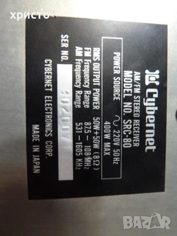 ресийвър Cybernet SRC-80, снимка 14 - Ресийвъри, усилватели, смесителни пултове - 51316933