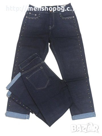 Дамски дънки с капси