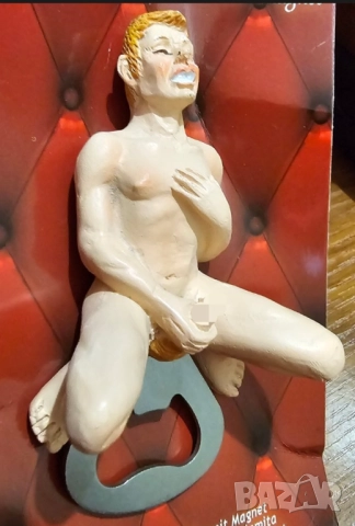 Стара Еротична фигурка МИГ НА НАСЛАДА отварячка за бутилки 18 + еротика фалос член секс, снимка 4 - Антикварни и старинни предмети - 51771437