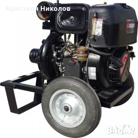 Дизелова моторна помпа KAMA 535 куб. м., 12 к.с., 66 м3/ч, 6.6 бара налягане, 100мм диам.