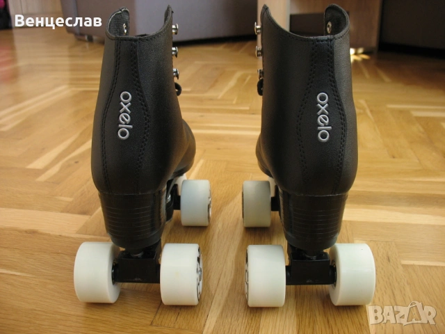 Кънки за фигурно пързаляне OXELO QUAD 100, номер 36, снимка 3 - Ролери, кънки - 53132952