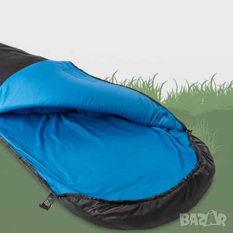 Лек летен спален чувал Living & Garden в син и червен цвят, снимка 4 - Други стоки за дома - 52003967