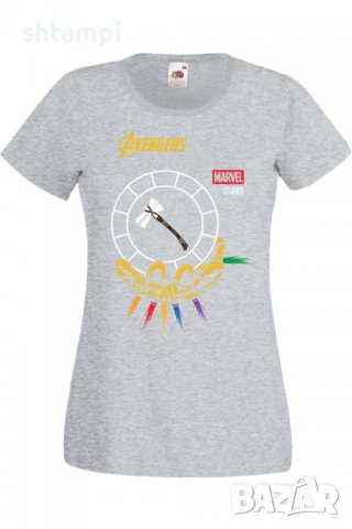 Дамска тениска Avengers End Game Thor,Филм,Игра,superhero,Изненада,Подарък,Повод,, снимка 5 - Тениски - 37727307