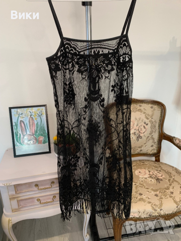 Плажна рокля в размер 38, подходяща за S/M, снимка 18 - Рокли - 44922632