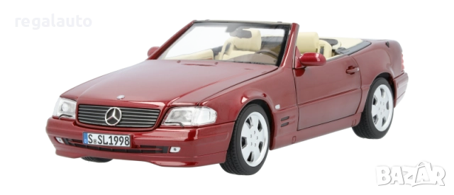 B66040658,умален модел die-cast Mercedes SL 500 R129 (1998-2001),1:18