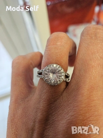 Сребърен пръстен, снимка 2 - Пръстени - 53441346