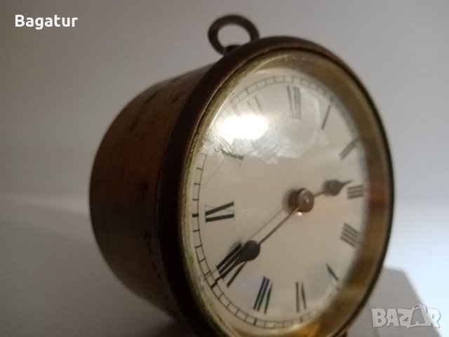 Бронз,порцелан,каретен часовник , снимка 4 - Антикварни и старинни предмети - 43257864