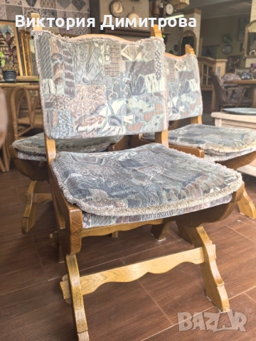 Комплект от 6 трапезни стола (Х) , снимка 2 - Столове - 52837107