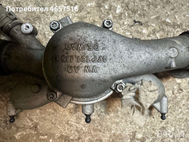 Термостат + тялото комплект за Ауди Audi A8 D4 H4 6.3 W12 500ps. само за 200лв. 07p121115c, снимка 2 - Части - 52515245