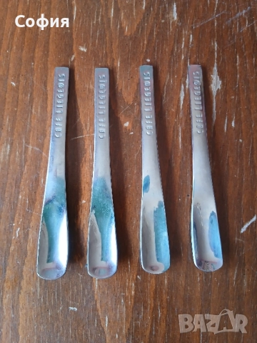 оригинални лъжички за кафе 4 броя, снимка 2 - Прибори за хранене, готвене и сервиране - 52231992