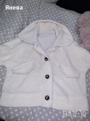 Бяло дамско палто, снимка 2 - Палта, манта - 51857706