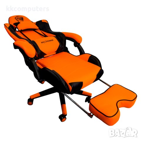 Гейминг кресло ROXPOWER Gaming T-ROX GC75 оранжев, снимка 4 - Други - 43819314