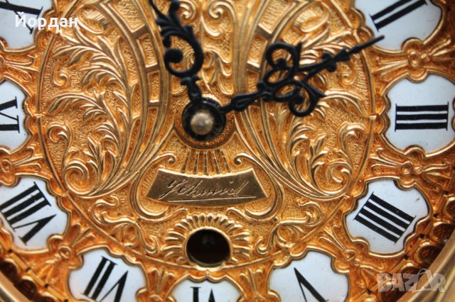 Немски настолен часовник , снимка 4 - Антикварни и старинни предмети - 44033680