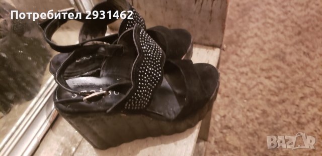 OBUVKY NA PLATFORMA, 12 CM , STELKA--23 CM, снимка 2 - Дамски обувки на ток - 40530418