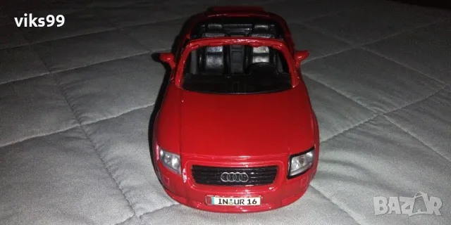 Audi TT Roadster - MAISTO Мащаб 1:24, снимка 8 - Колекции - 49315730